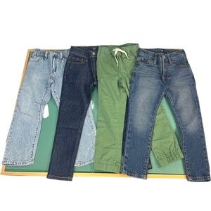 New Set of 4 Gap pants/jeans size 5